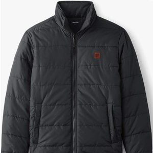 Brixton Men's Cass Puffer Jacket - BLACK - LARGE -  *New Without Tags*